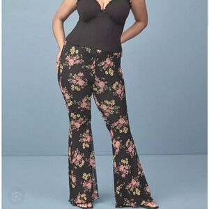 Torrid *Festi* Rose Mesh Flare Pants